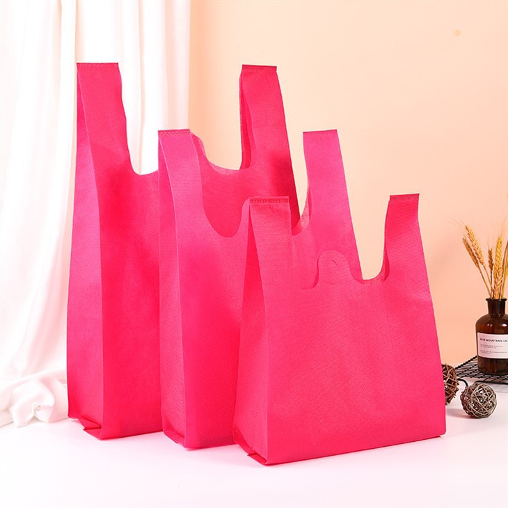 Supermarket Non-woven T-shirt Bag Bag price